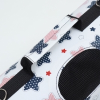 Сумка-переноска каркасная "Звёзды", размер M,  40 х 21 х 27 см