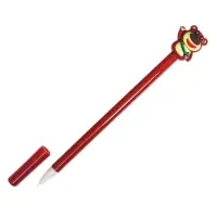 Ручка - прикол гелевая Calligrata &laquo;Зверушки&raquo; штрихкод на штуке, МИКС