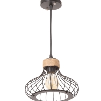 Светильник "Фон" 1х40Вт Е27 черный 23х23х18см