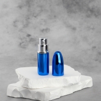 Флакон для парфюма &laquo;Пуля&raquo;, с распылителем, 3 мл, цвет синий