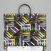 Пакет "Нейтрал ассорти", полиэтиленовый с пластиковой ручкой, 38 х 34 + 3 см, 90 мкм