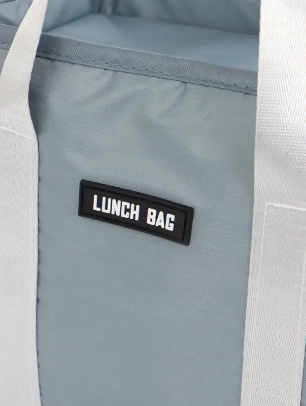 Термосумка на молнии, 6.4 л, цвет серый