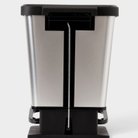 Контейнер для мусора с педалью "Металл" 20л