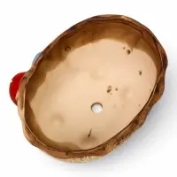 Декоративный горшок для цветов &laquo;Грибы&raquo;, 15&times;11&times;6 см, керамический, Greengo