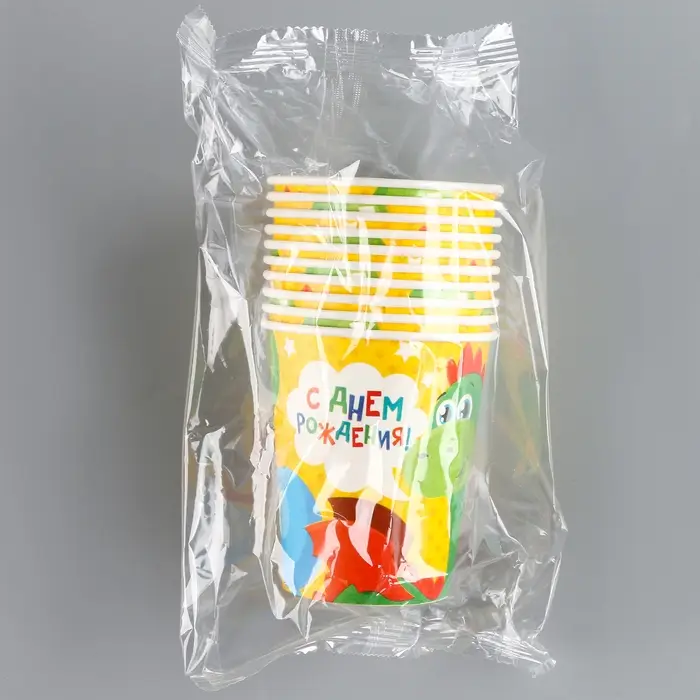 Стакан одноразовый бумажный &laquo;Дракон&raquo;, 250 мл.