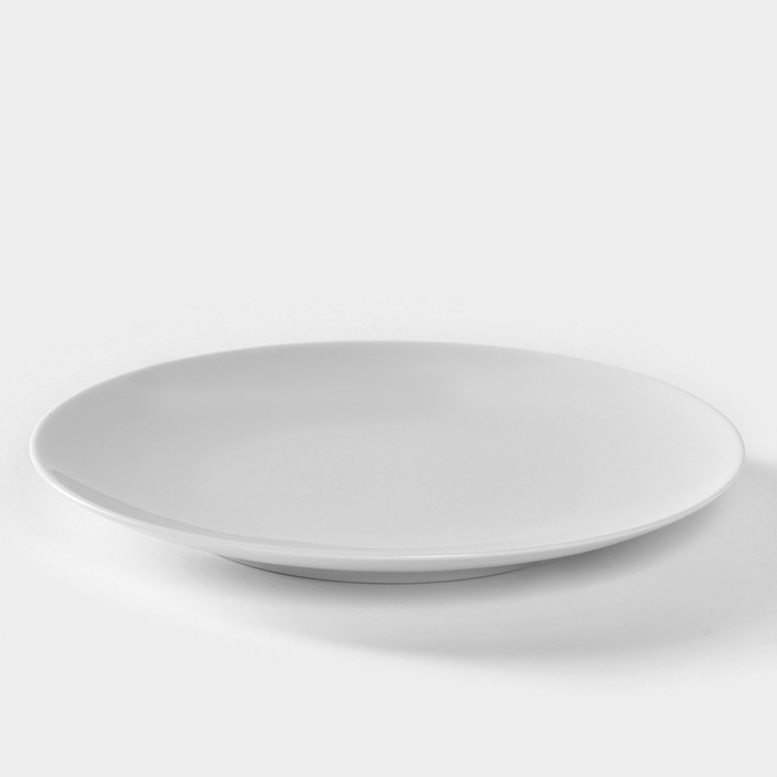 Тарелка фарфоровая &laquo;Универсал&raquo;, d=20 см, белая