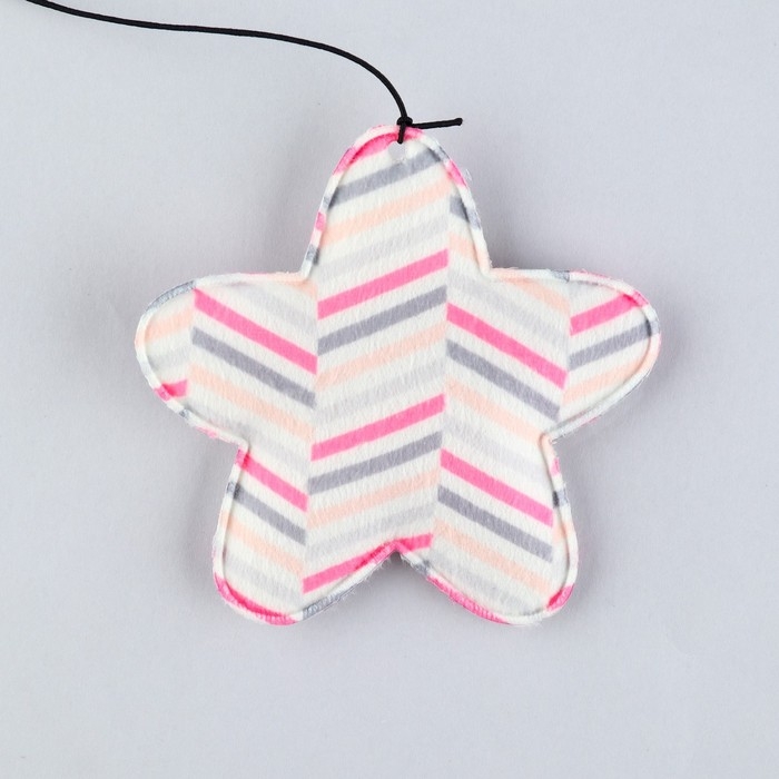 Дразнилка с игрушкой и шуршалкой &laquo;Звезда&raquo;, 8 см