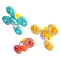 Спиннеры на присосках &laquo;Подводный мир&raquo;, для купания в ванной, 3 шт.