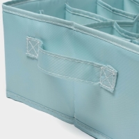 Органайзер для хранения белья &laquo;Комфорт&raquo;, 18 ячеек, 35&times;24&times;13 см, цвет бирюзовый