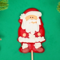 Новый год. Карамель леденцовая на палочке "Дед Мороз 3D", ассорти, 45 г