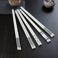 Набор керамических палочек для суши &laquo;Геометрия&raquo;, 10 предметов, h=24,5 см