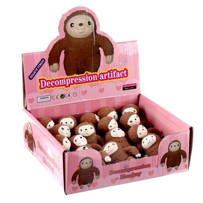 Мялка-тянучка &laquo;Ленивец&raquo; с песком