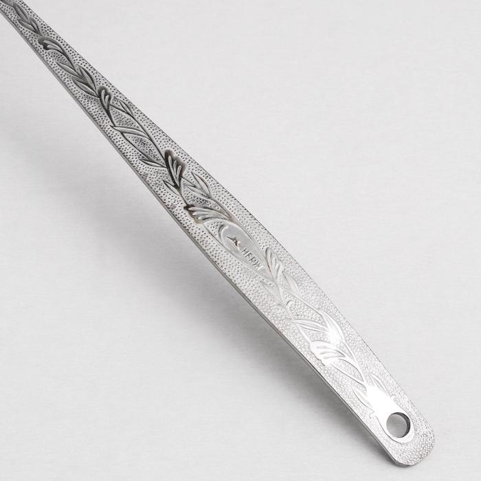 Ложка разливательная малая &laquo;Уралочка&raquo;, 30 см, d=9 см, толщина 2,5 мм (М13), упрощённой обработки