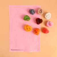 Валяние из шерсти. Картина &laquo;Сова с кексом&raquo;, А4, набор для творчества