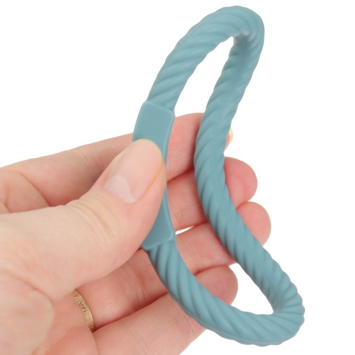 Прорезыватель силиконовый &laquo;Браслетик&raquo;, цвет синий, Mum&Baby