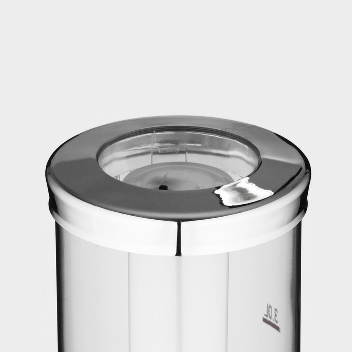 Башня пивная &laquo;Петронас&raquo;, 3 л, колба с подсветкой, 2 батарейки, цвет металлик