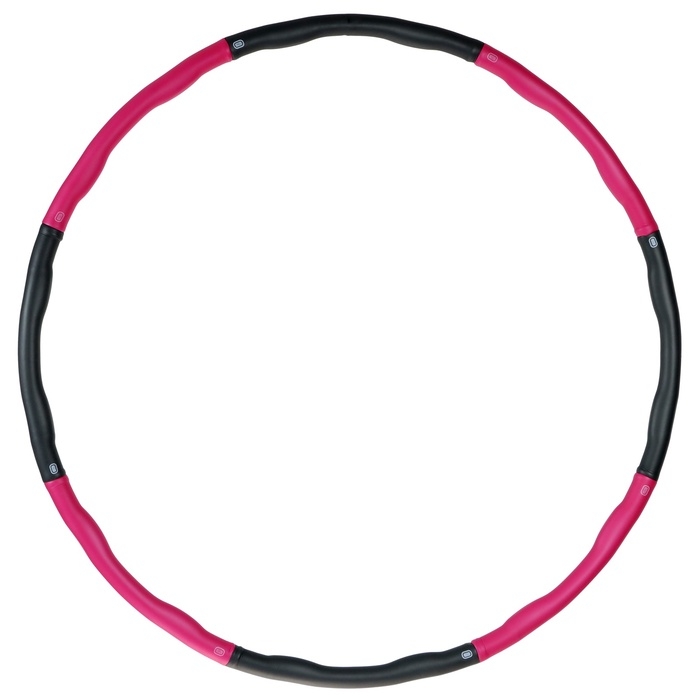 Обруч разборный 96 см, 8 секций, 1 кг цвета микс