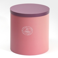 Набор круглых коробок 5 в 1, упаковка подарочная, &laquo;Пантон 08&raquo;, 23 х 23 х 25 ‒ 15 х 15 х 15 см