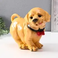 Копилка "Милый пёс" 30 см, бежевый