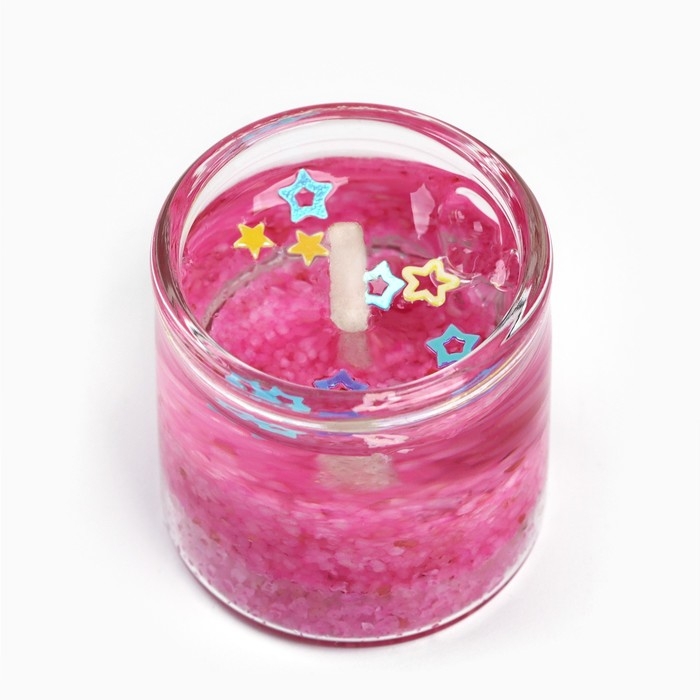 Новогодняя свеча гелевая Зима это &laquo;Новый год: Тепла и уюта&raquo;, 2,5 х 2,5 х 2,5 см