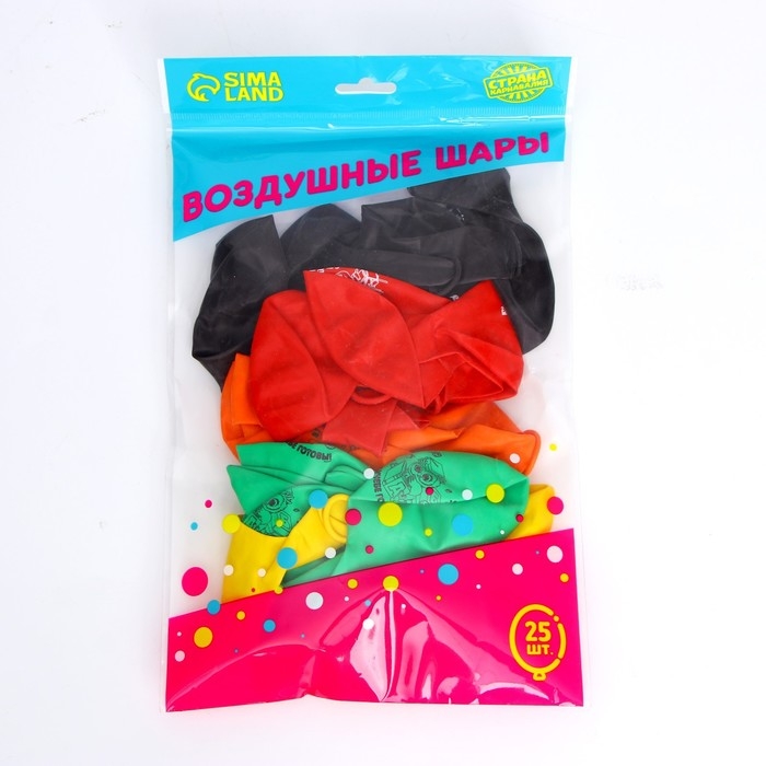 Воздушные шары латексные 12" &laquo;С Днём знаний&raquo;, миксы, 25 шт.