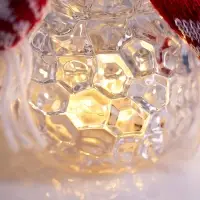 Фигура &laquo;Снеговик в красном&raquo; 28 см, 1 LED, от батареек ААА&times;3, свечение тёплое белое