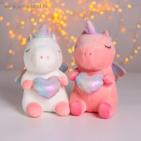 Мягкая игрушка &laquo;Единорог с сердцем&raquo;, цвета МИКС