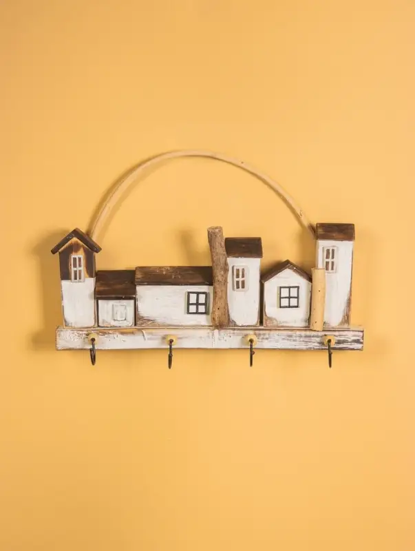 Вешалка &laquo;Улица&raquo;, 35&times;9&times;24 см, дерево