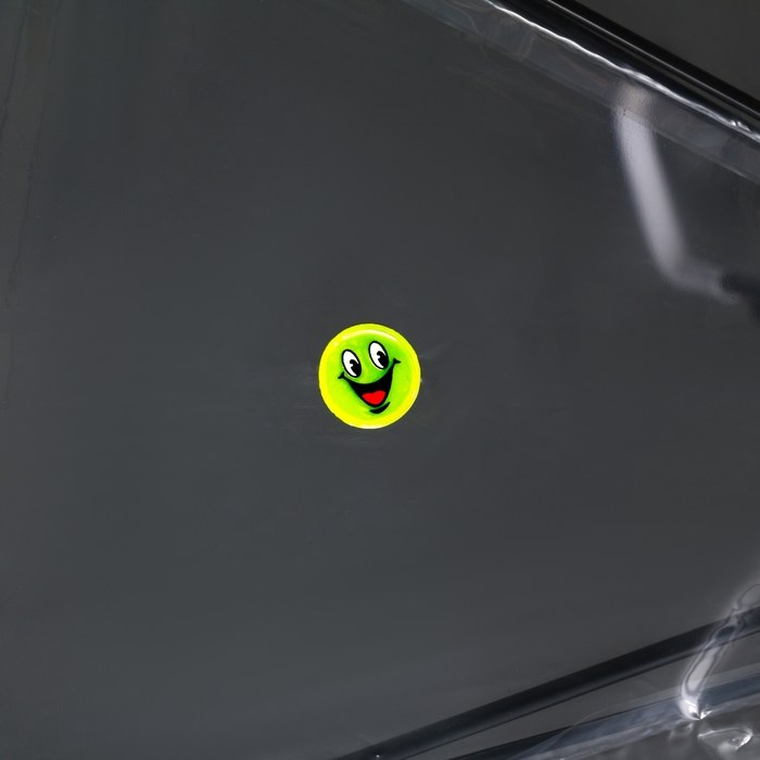 Зонт детский прозрачный с наклейками &laquo;Cмайлики&raquo;, d=90см