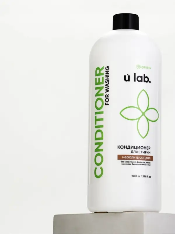Кондиционер для белья, аромат нероли и сандал, 1000 мл, ULAB