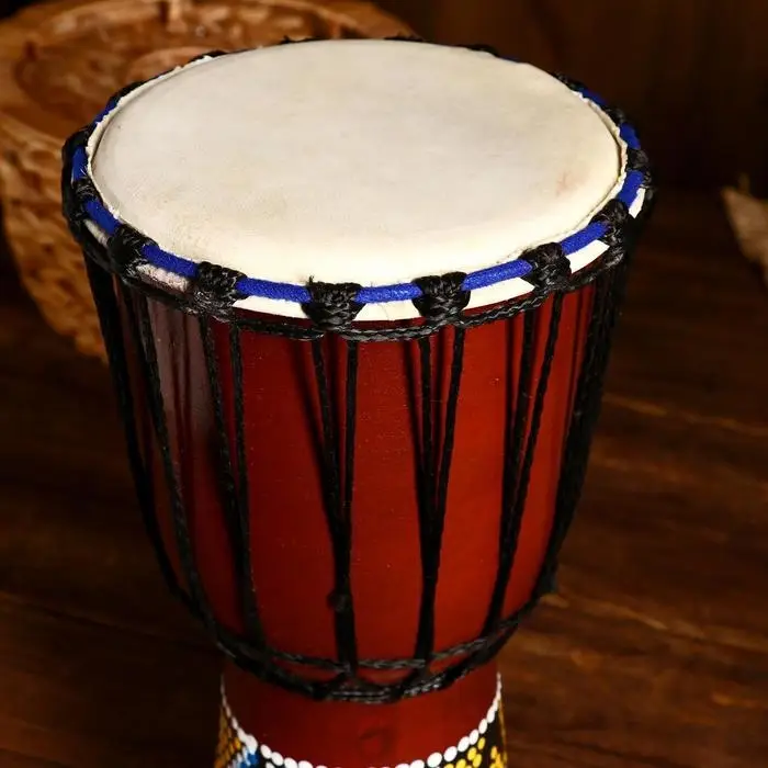 Сувенирный музыкальный инструмент "Барабан Джембе" 40х18х18 см