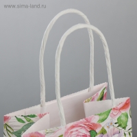 Пакет подарочный крафт, упаковка, &laquo;Тебе от меня&raquo;, 12 х 21 х 9 см