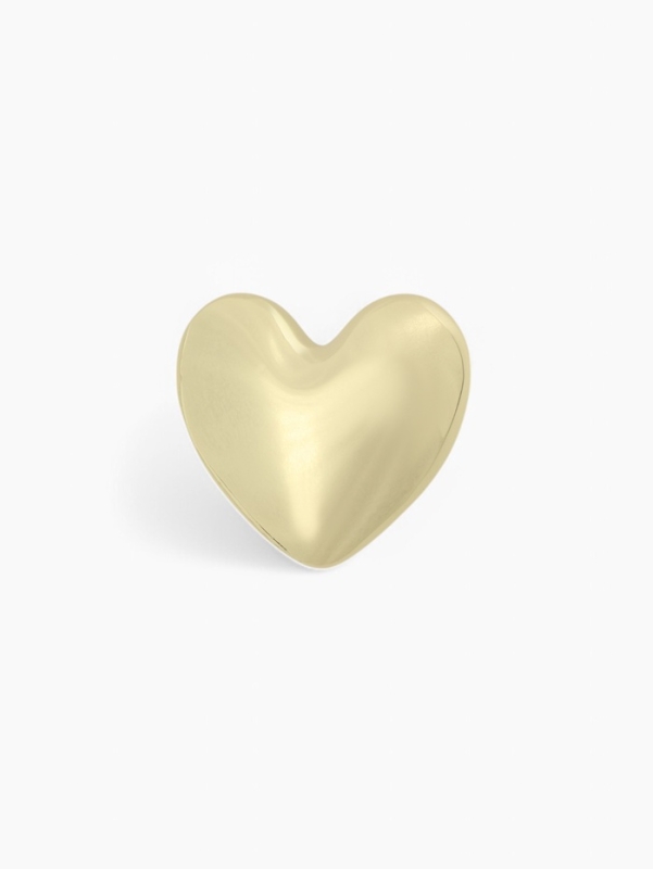 Ручка-кнопка CAPPIO HEART, цвет золото