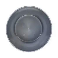 Горшок для цветов с поддоном 0,5 л d12,5см h0,7 см "Фиалочка" серый перламутр