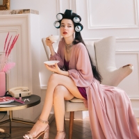 Колье &laquo;Водопад&raquo; волна, цвет белый в серебре, 25 см