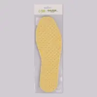 Стельки для обуви, универсальные, р-р RU до 45 (р-р Пр-ля до 44), 28.5 см, пара, жёлтые