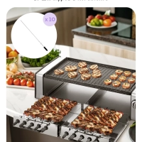 Электрогриль-шашлычница КТ-4657 - 1600 Вт