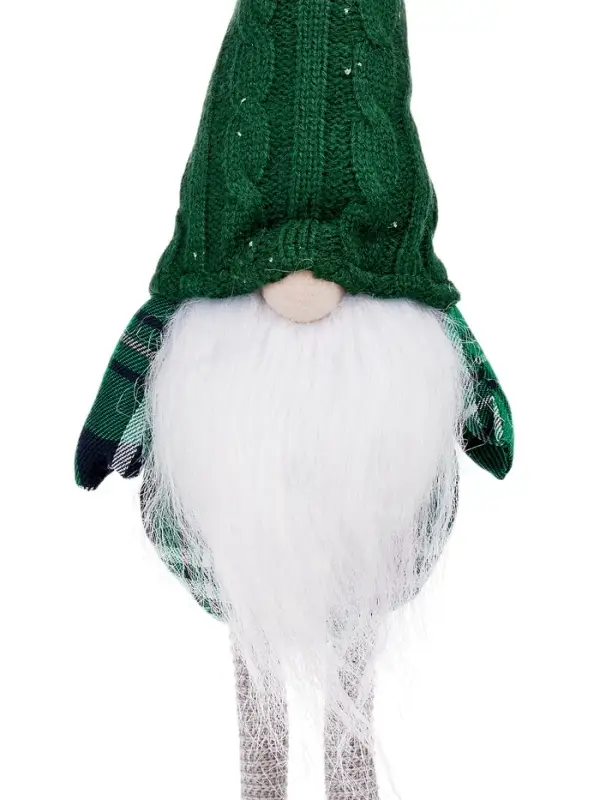 Фигура текстиль &laquo;Гном в зелёном&raquo; 54 см, 1 LED, от батареек AG13&times;3, свечение тёплое белое