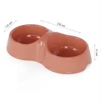 Миска для кошек "Юта" 0,2л двойная ALTA (уп.34)к