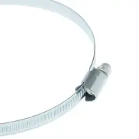 Хомут оцинкованный ZEIN engr, несквозная просечка, диаметр 91-114 мм, ширина 9 мм