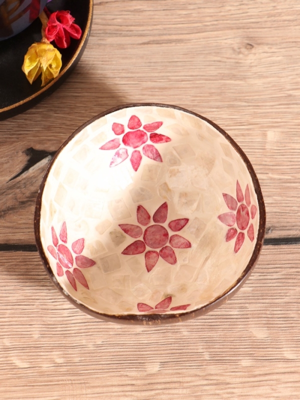 Чаша "Солнышко" 14х14х6 см, кокос