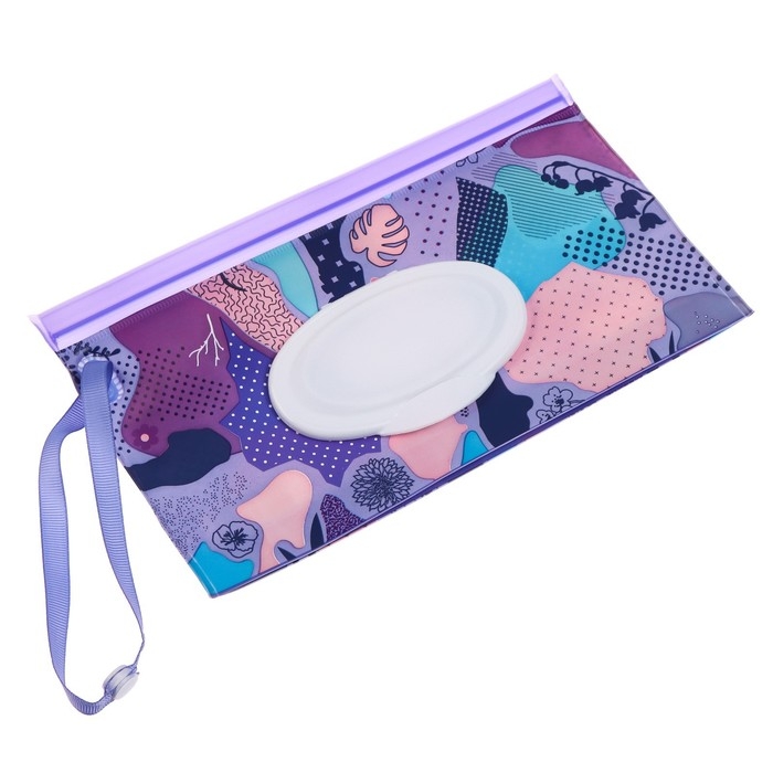 Контейнер для салфеток с петелькой &laquo;Абстракция&raquo;, цвет МИКС