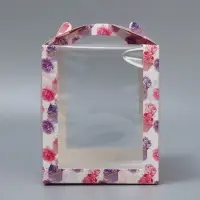 Коробка под маленький торт, кондитерская упаковка, &laquo;Паттерн&raquo;, 15 х 15 х 18 см