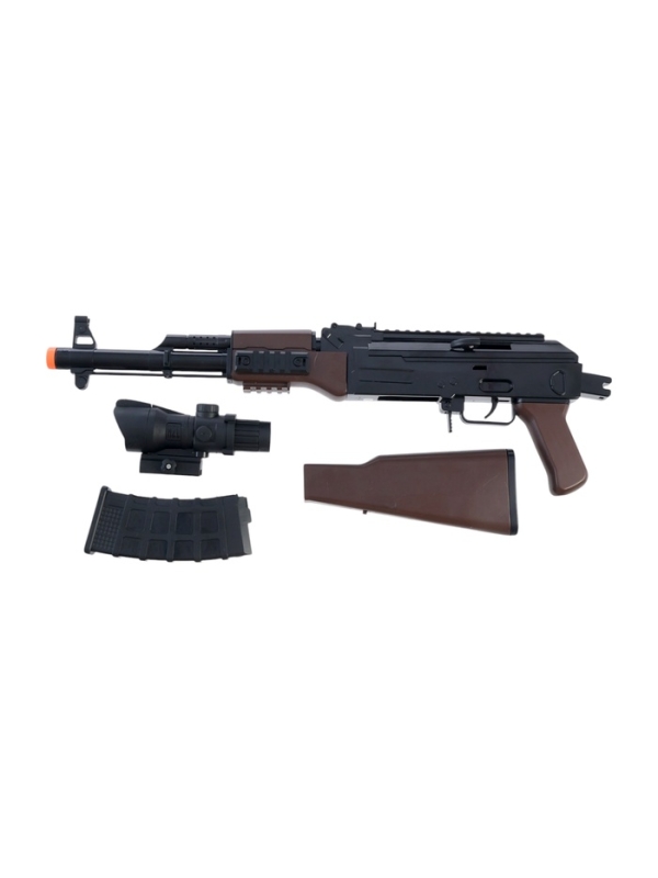 Автомат "АК-47", стреляем мягкими пулями с гильзами