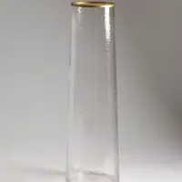 Ваза стекло напольная "Линней" 50х15 см, прозрачный