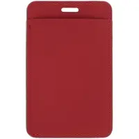 Чехол для пропуска Shall Simple, красный