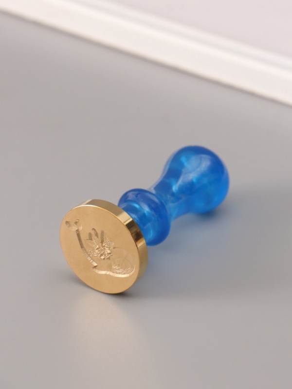 Сургучный набор "Песня кита" печать, ручка, сургуч 12,5х10х3,6 см