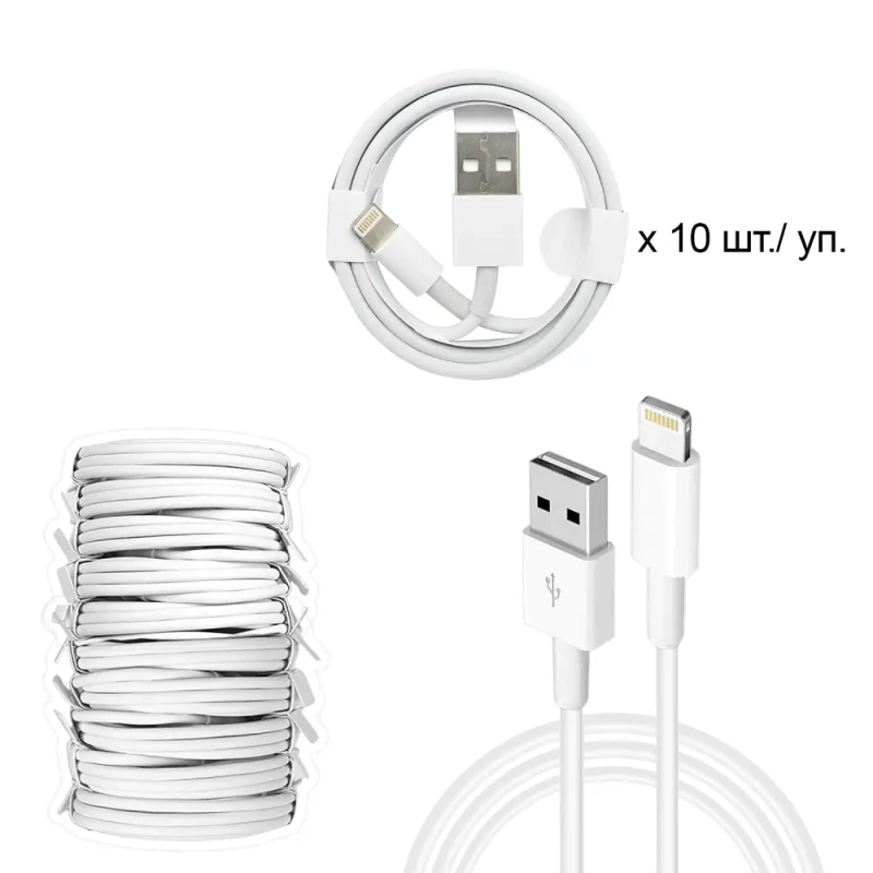 Кабель USB Lightning 1M JBH качества AA
