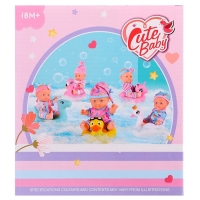 Пупс &laquo;Купание с уточкой&raquo;, с аксессуарами, МИКС