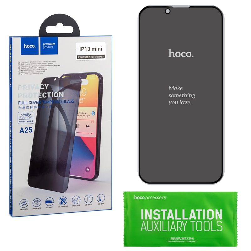 Защитное стекло IPH 13 Mini 5.4 (2021) Protect your privancy A25 HOCO